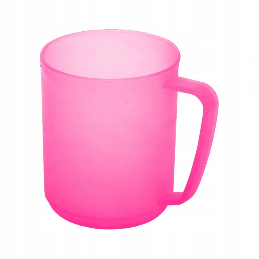 Plast Team plastikinis puodelis 350 ml, rožinis