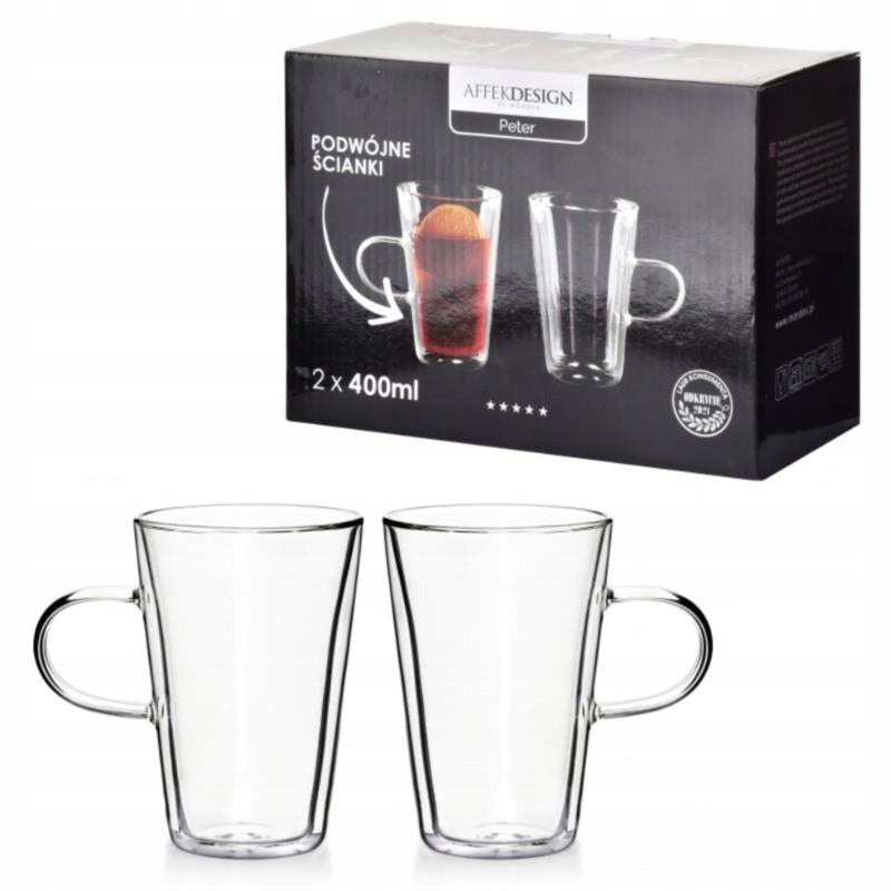 PETER termo puodelių rinkinys 2 vnt. 400ml 9x12.5xh14cm