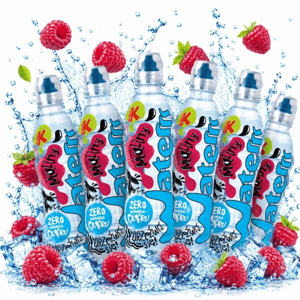 Kubuś Waterrr raspberry-flavored fruit drink for children 6x500 ml