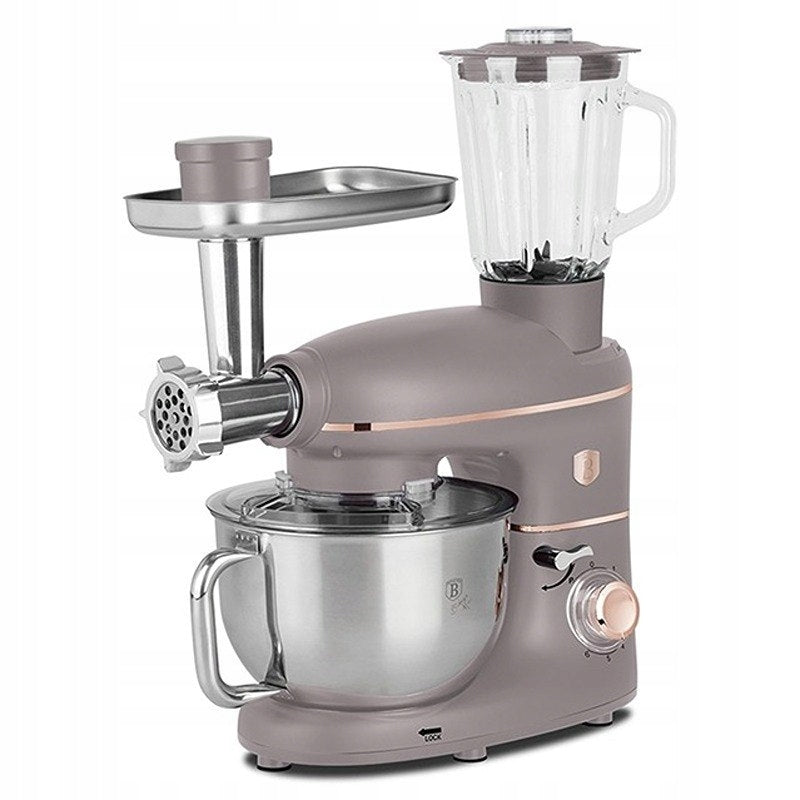 Kuchyňský robot s mlýnkem a mixérem 1500 W Taupe Collection Brand Berlinger Haus