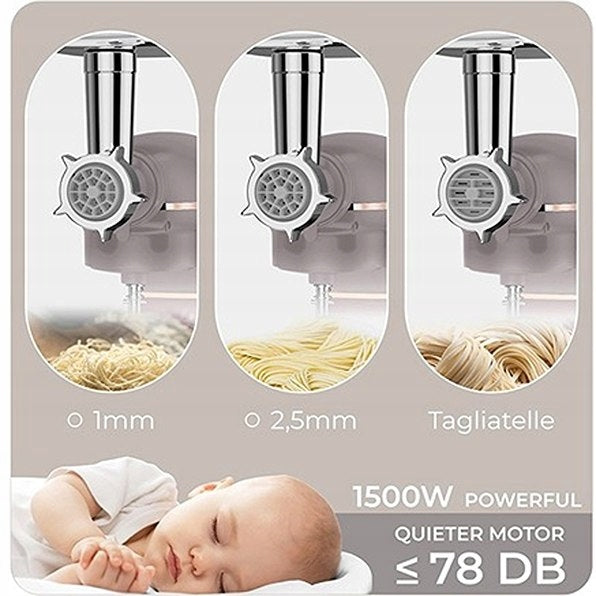 Kuchyňský robot s mlýnkem a mixérem 1500 W Taupe Collection Power rating 1500 W