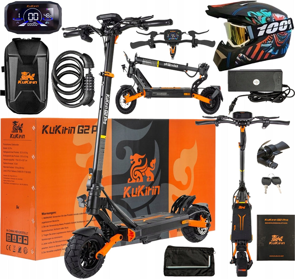 Kukirin G2 Pro (ABE) Folding Electric Scooter 500W 65KM 20KM/H 15.6Ah