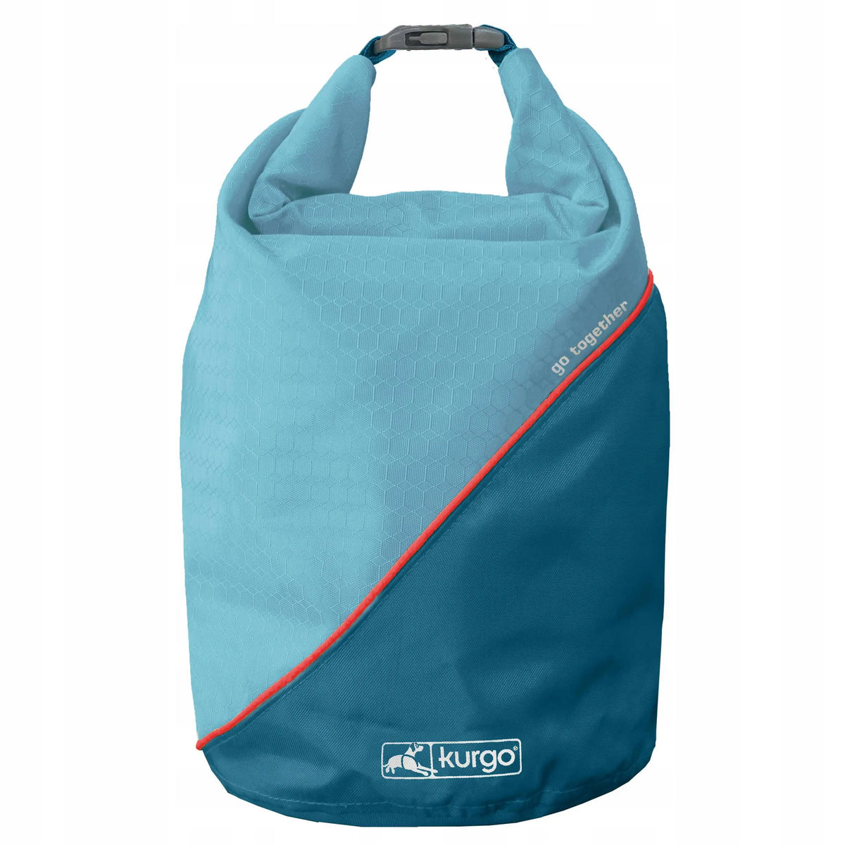 Kurgo Kibble Carrier Textile Dog Food Container, Waterproof Blue