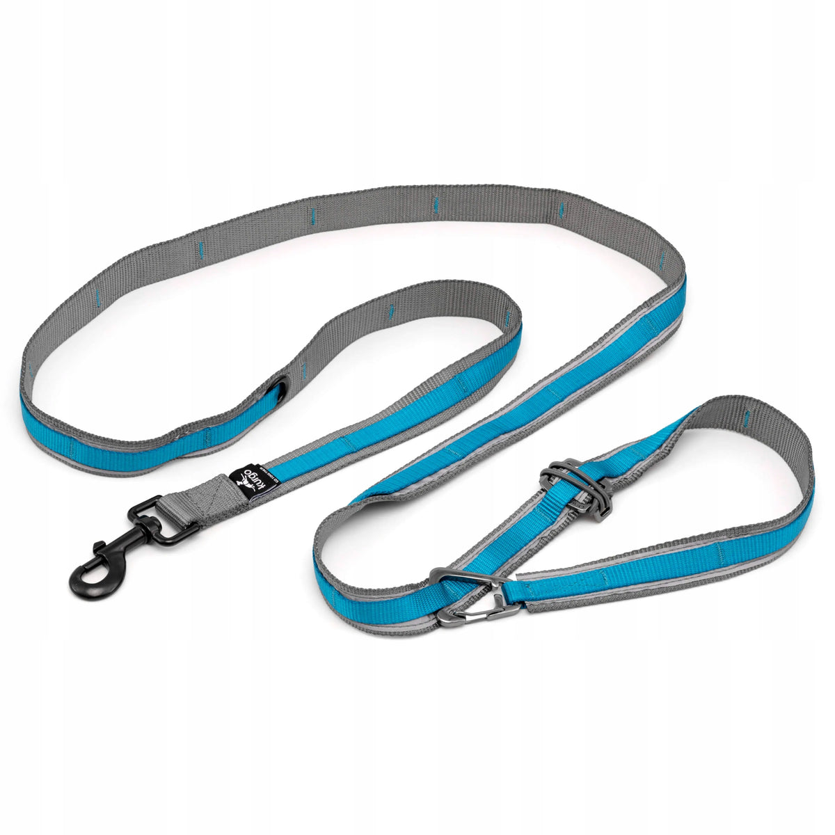Kurgo Quantum Leash - Dog Leash, 6in1 Blue