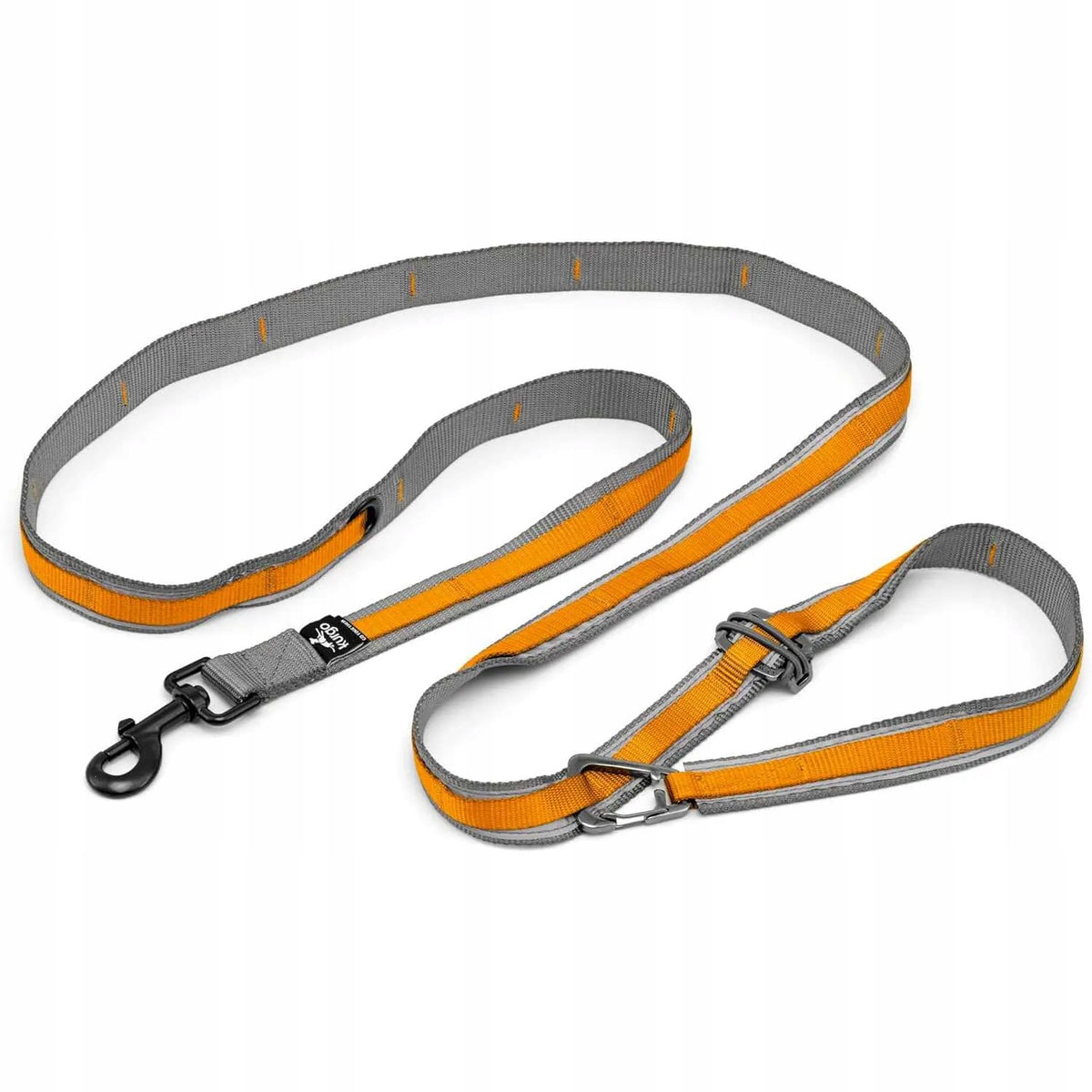 Kurgo Quantum Leash - Dog Leash, 6in1 Orange