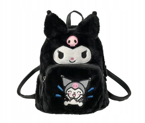 Kuromi Plush Backpack – Cute and Stylish Backpack for Sanrio Fans!!!