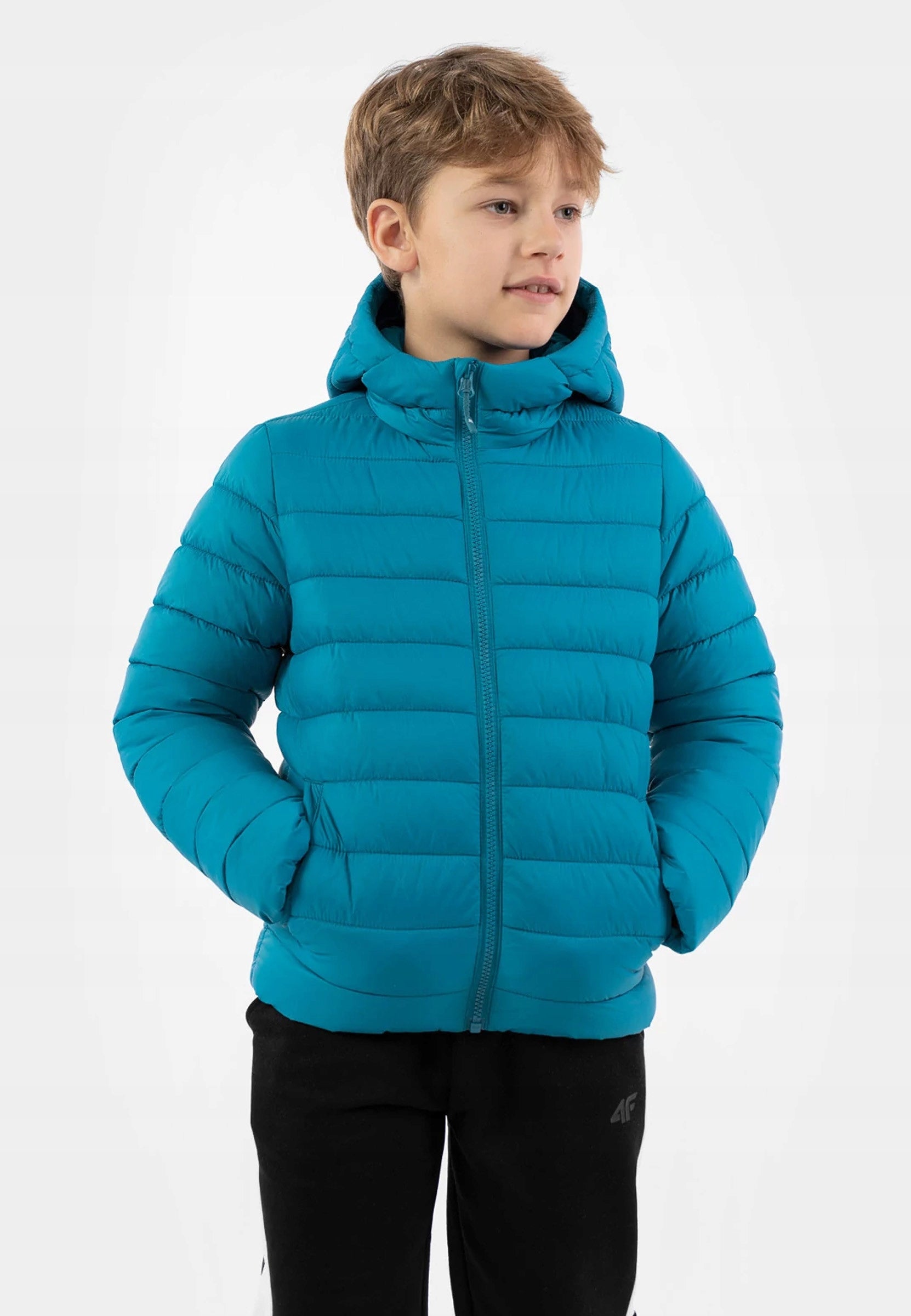 Jacke für Jungen 4F Jr HJZ22 JKUMP001 33S, blau 