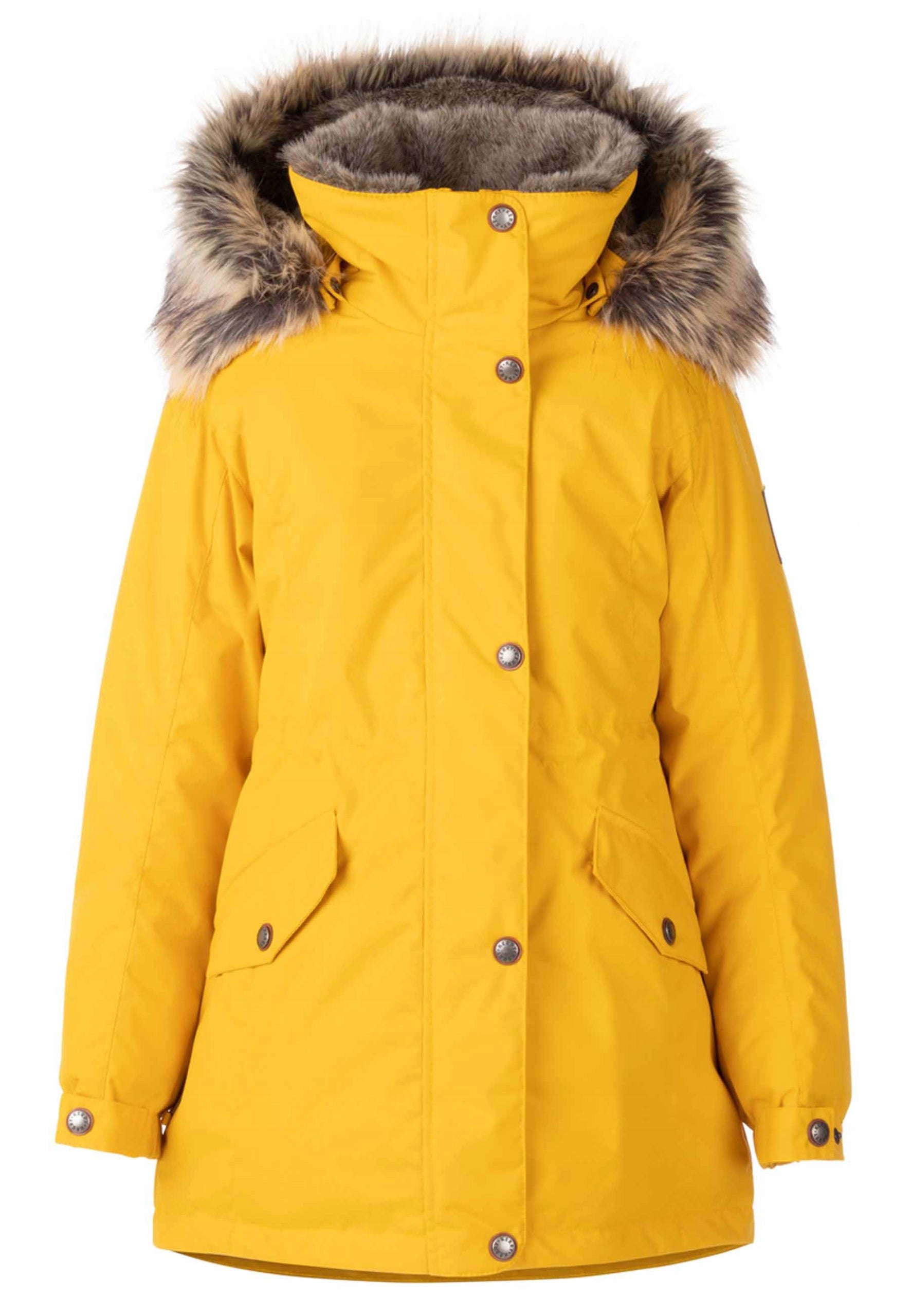 Jacke für Mädchen Lenne 250g Edina 22671108, gelb 