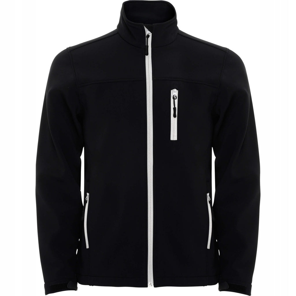Jacke für Herren Softshell, schwarz 