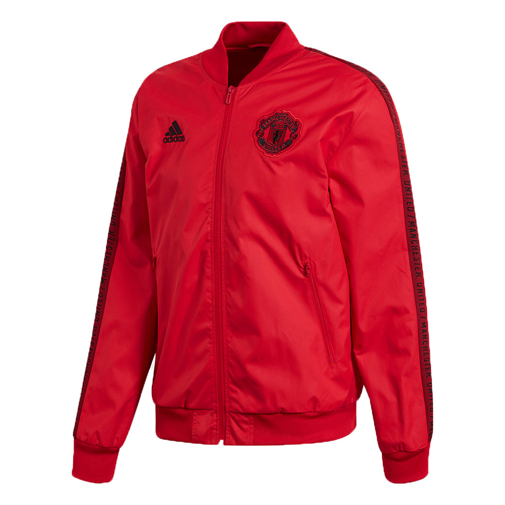 Pullover für Herren Adidas MUFC Anthem M DX9077, rot 