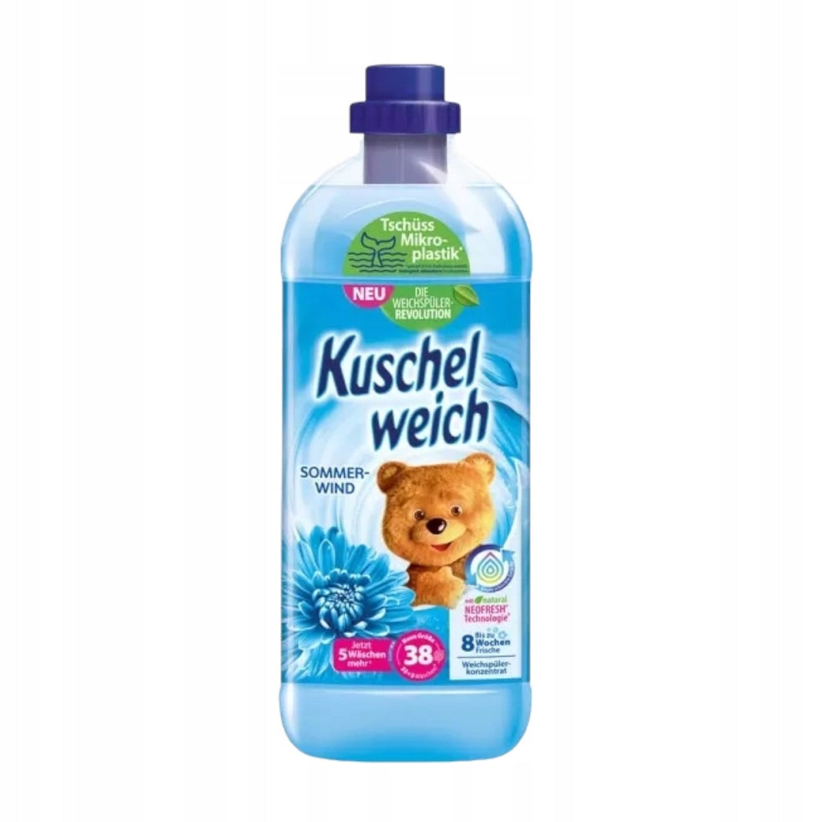 Kuschelweich Sommerwind Rinse Liquid 38 Washes 1L Packaging status original