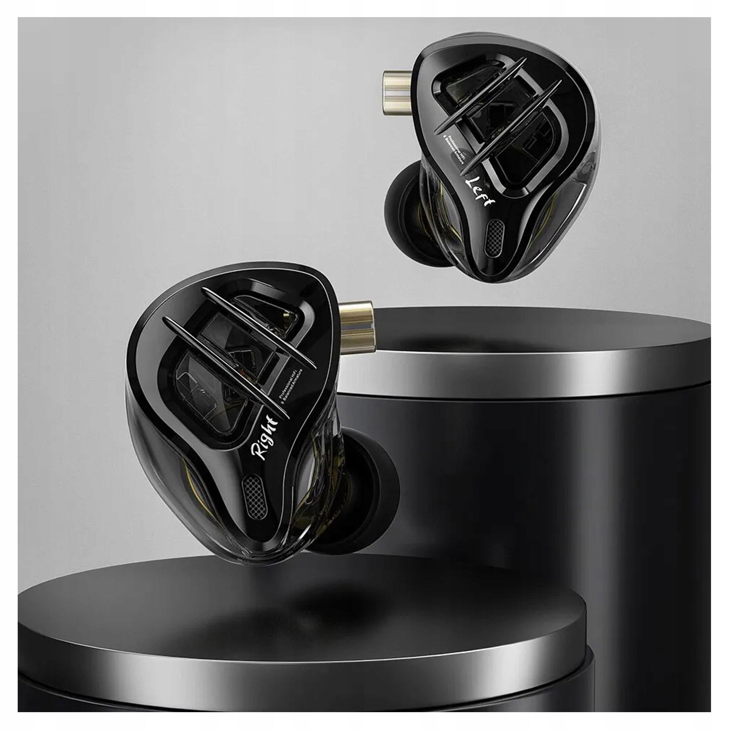 Kz Audio Kz Zar in-ear headphones, wired, black 3,5mm Manufacturer code ZAR