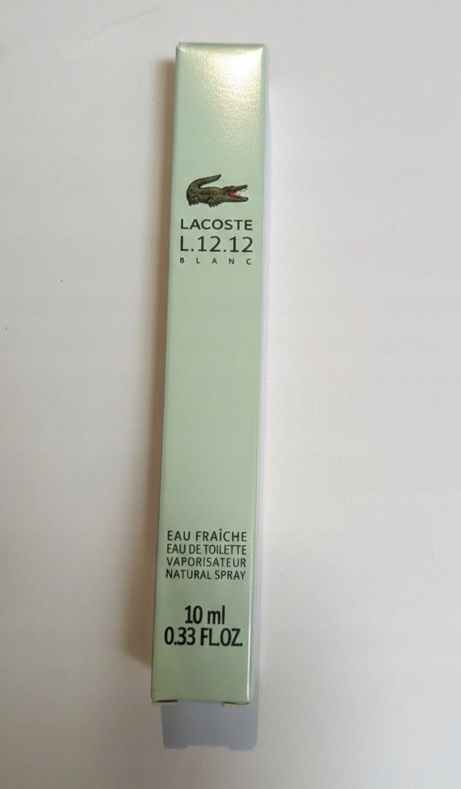 L.12.12 BLANC EAU FRAICHE Eau de toilette male 10ml TRAVEL Packaging status original