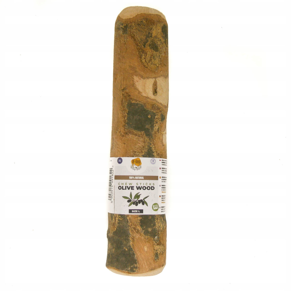 L / 21-24 cm Large Hard Teether with Olive Wood Dog Tree 250-450 g Flavor wood