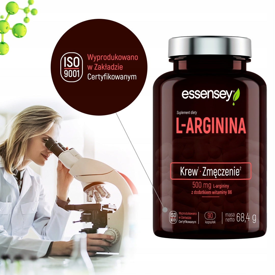 L-ARGININE HCL Strong Formula 90 Kaps Blood Supply Muscle Erection Oxygenation Packaging status original