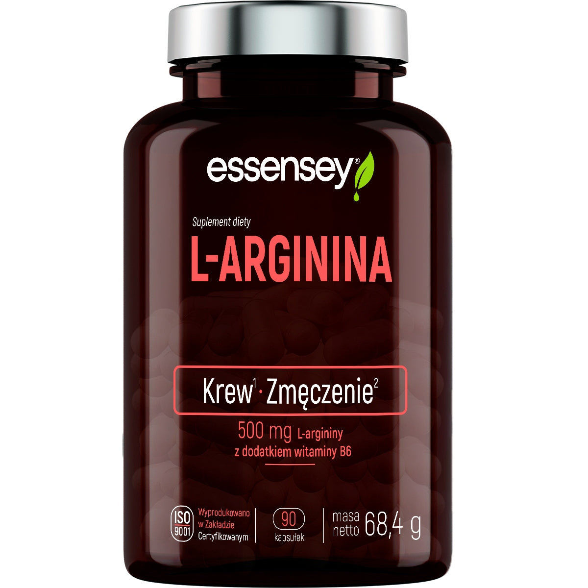 L-ARGININE HCL Strong Formula 90 Kaps Blood Supply Muscle Erection Oxygenation