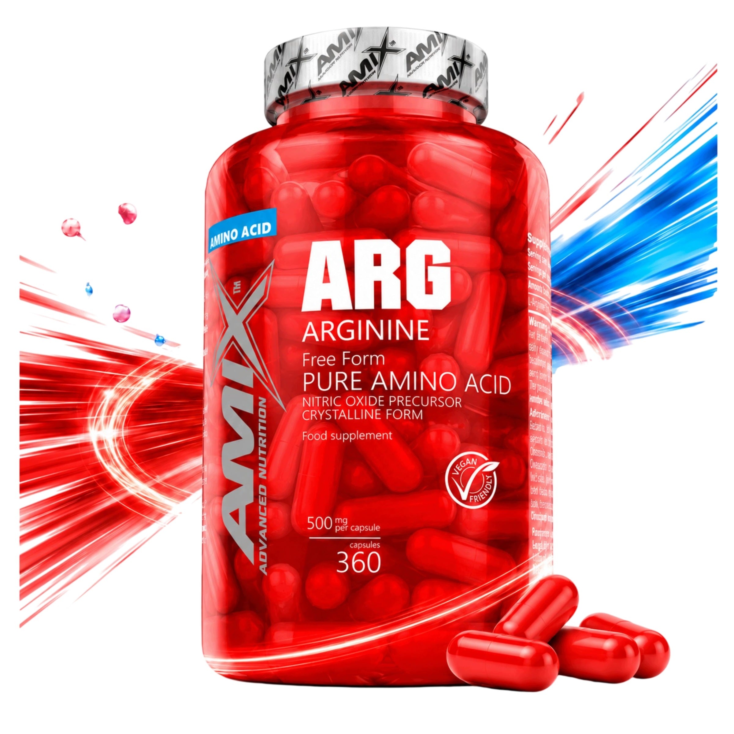L-Arginine 2000 Pre-Workout - Caffeine-Free Muscle Pump