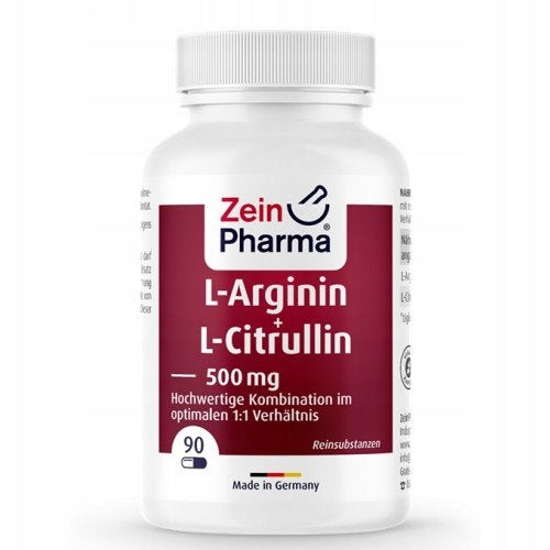 L-Arginine + L-Citrulline Zein Pharma 90 capsules
