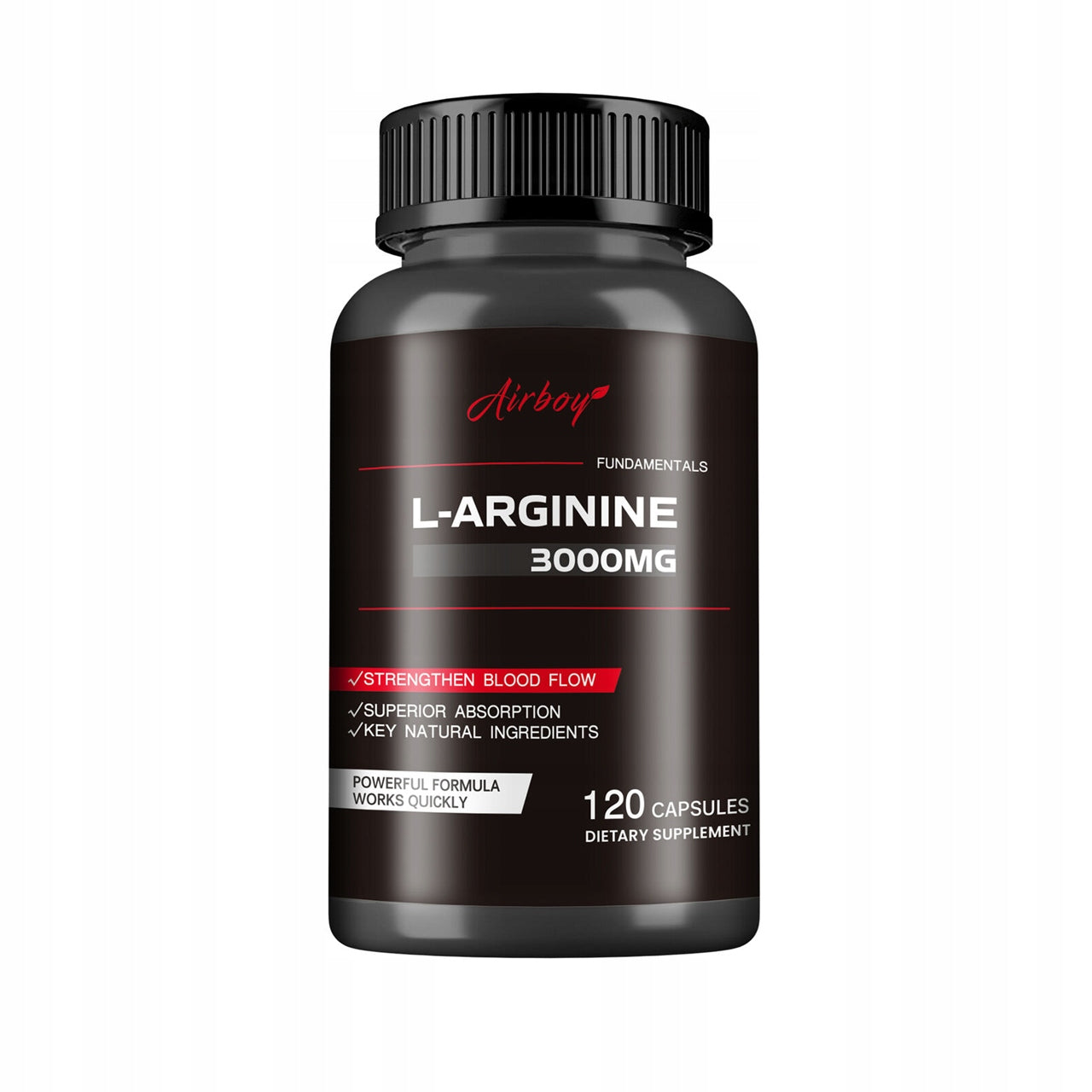 L-Arginine - Nitrogen Oxide Booster, Energy Support and Endurance...