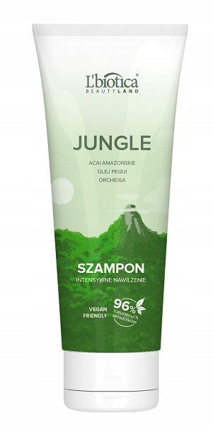 Haarshampoo Acai Amazonian, Pequiöl und Orchidee L'biotica Beauty Land Jungle, 200 ml 