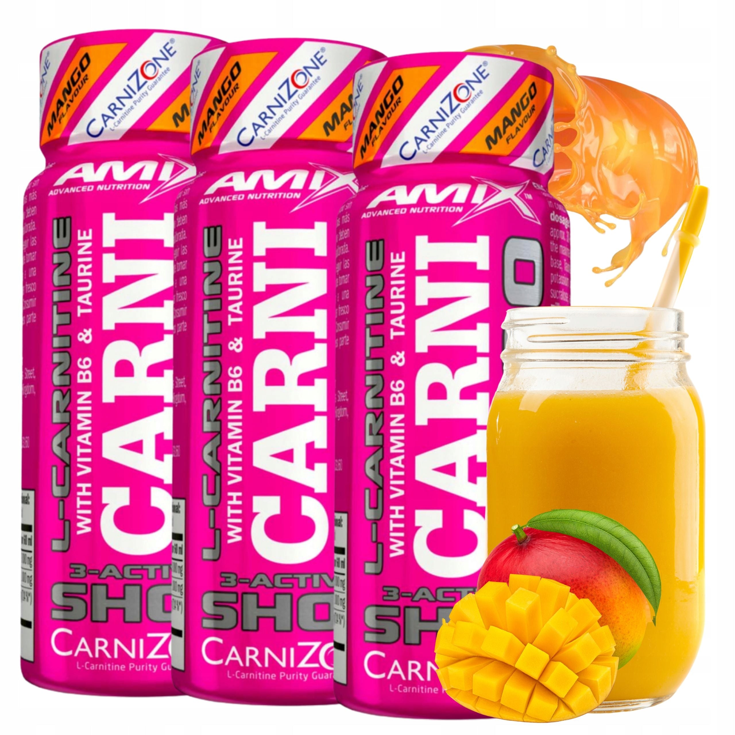 L CARNITIN 3000 SHOT 60ml Abdominal Fat Burner For Women 60ml Mango