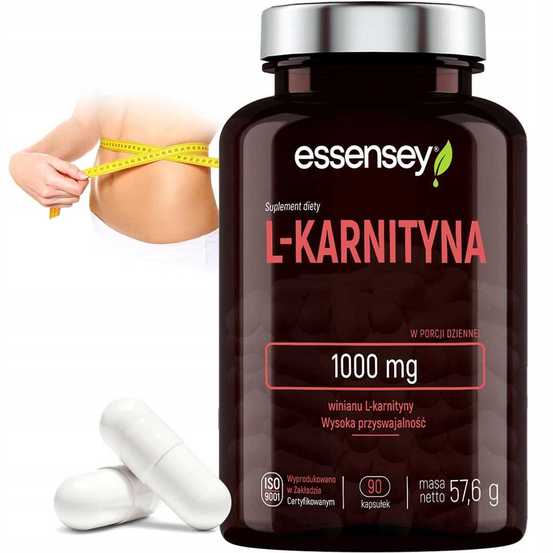 L-CARNITINE 1000 MG HIGH BIOAVAILABILITY FOR ATHLETES 90 VEGE KAPS Packaging status original