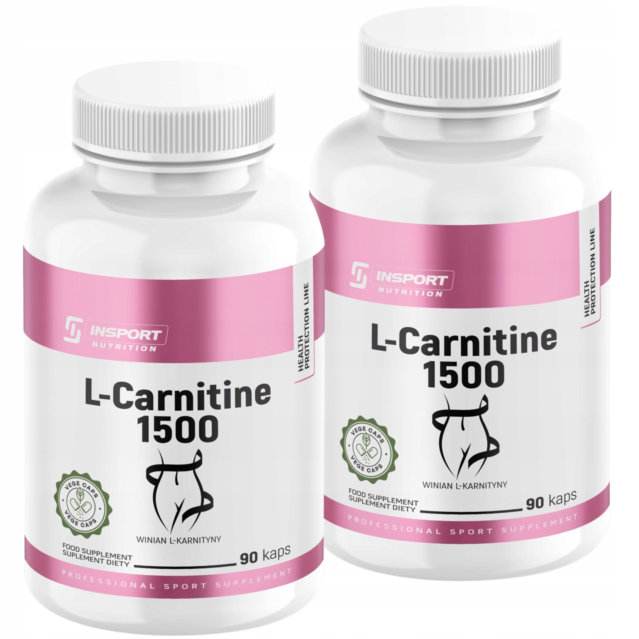 L-CARNITINE 1500mg 90 kap FAT BURNER Slimming REDUCTION | INSPORT