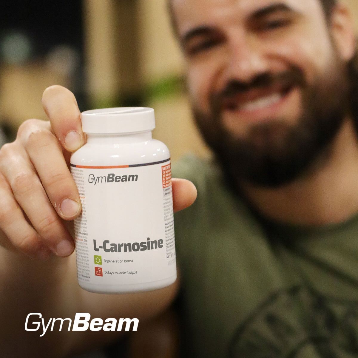 L-CARNOSINE ELIXIR OF YOUTH 500mg AMINO ACIDS CAPACITY - GymBeam 60 kaps Brand GymBeam