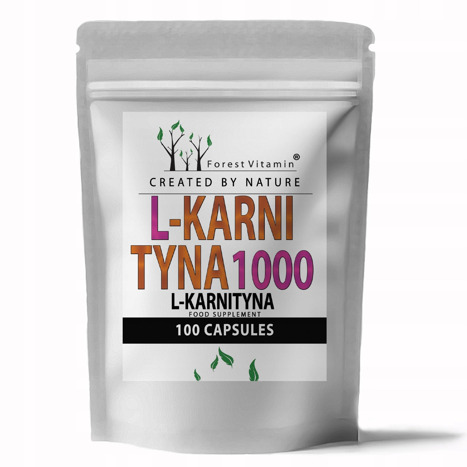L-Carnitine 1000mg 100caps NATURAL FAT BURNER SLIMMING EAN (GTIN) 5904890310582