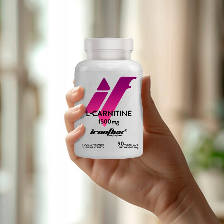 L-Carnitine 1500mg IronFlex L-CARNITINE 90caps Fat Burner SLIMMING Expiration date at least six months from the date of purchase