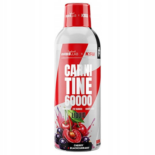L-Carnitine 60000 500ml KSW L-Carnitine Liquid Cherry Burner HiroLab