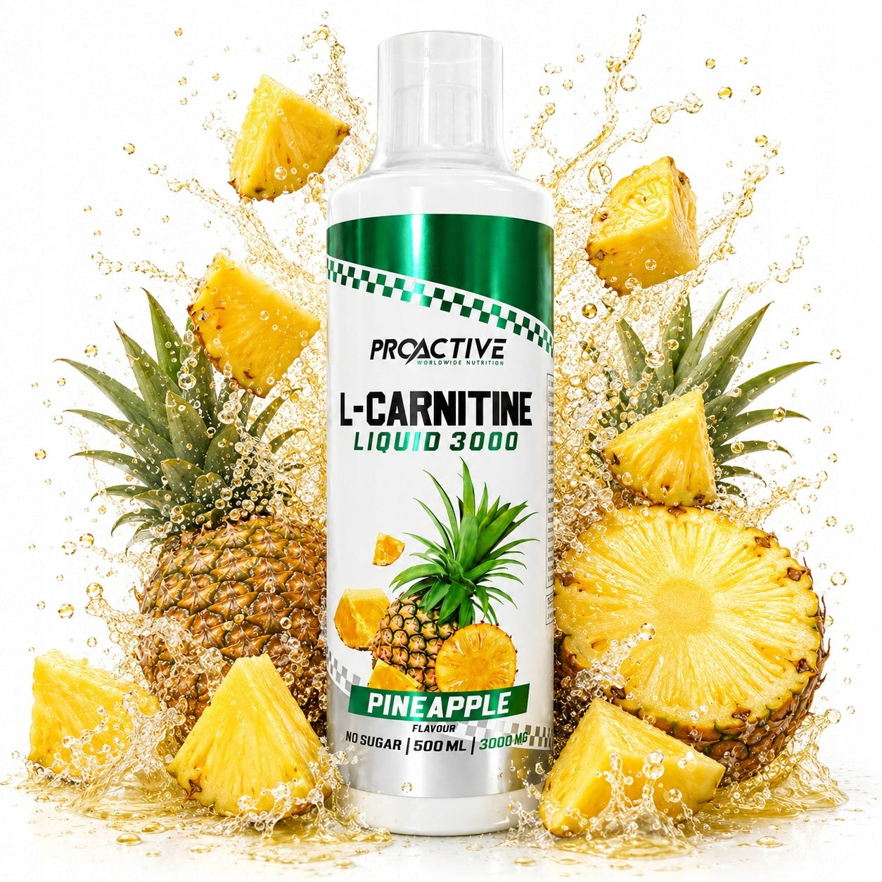 L-Carnitine Liquid 3000 500ml Pineapple x 2pcs Expiration date not specified