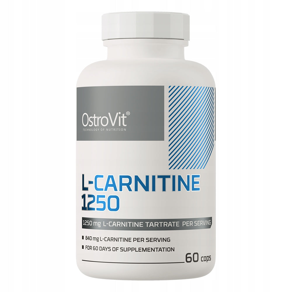 L-Carnitine OstroVit 1250 mg 60 kaps L-CARNITINE BURNER Reduction