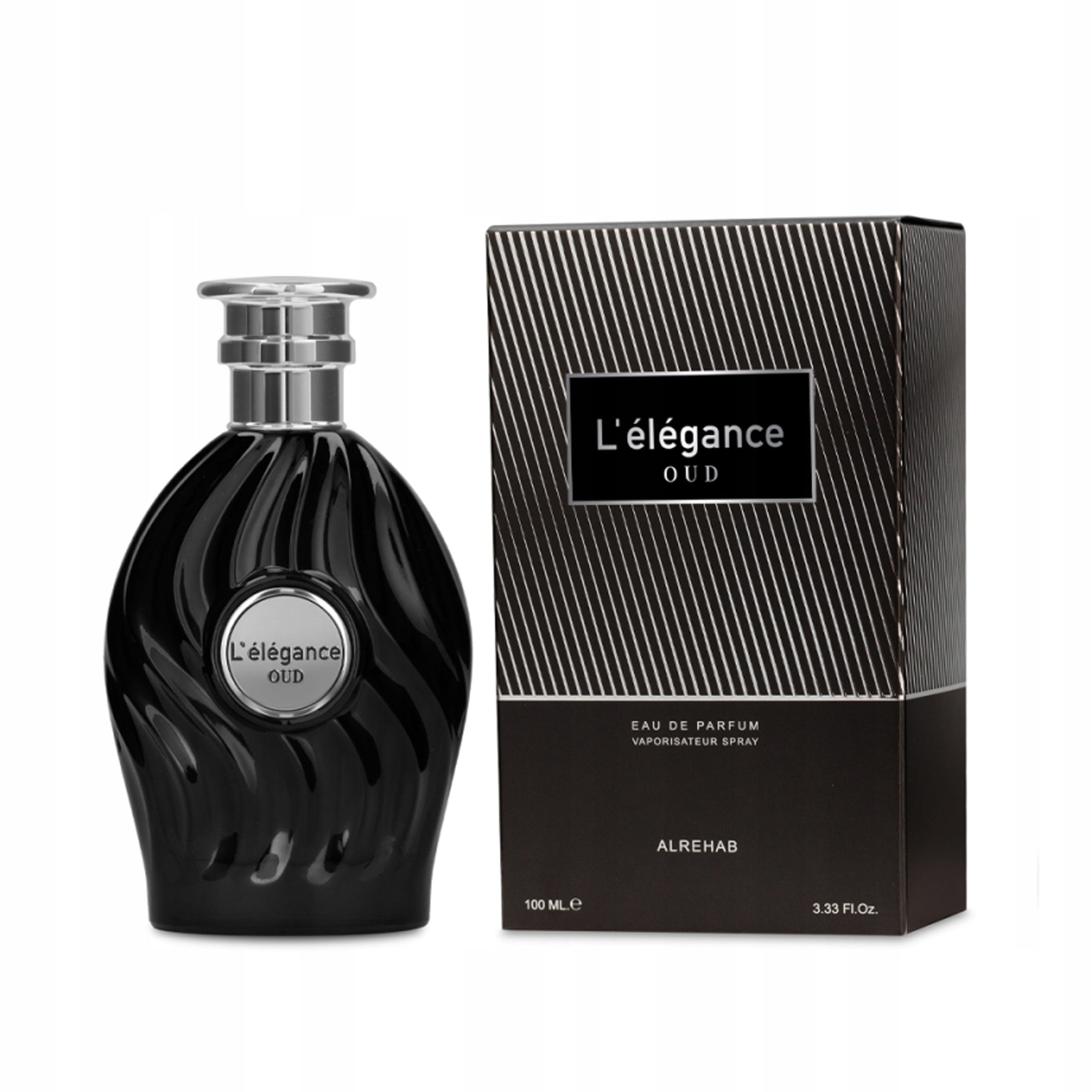 L'ELEGANCE OUD PERFUME ARABIC ELEGANT WOODY 100 ml AL REHAB EDP Packaging status original