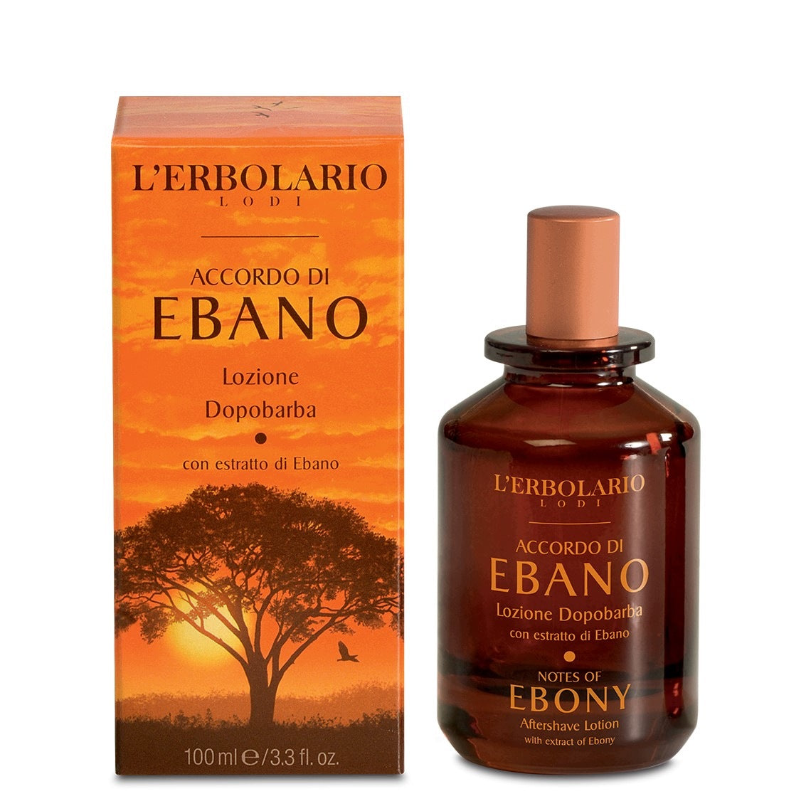 L'Erbolario Accordo di Ebano aftershave, 100ml
