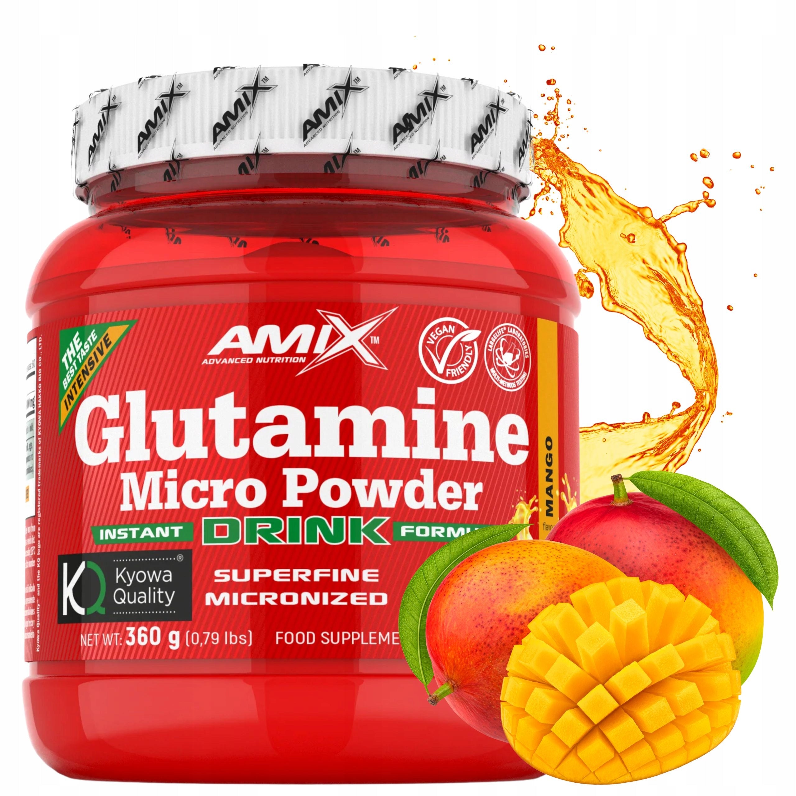 L Glutamine Kyowa L Glutamine powder Supplement for Muscle Regeneration Mango
