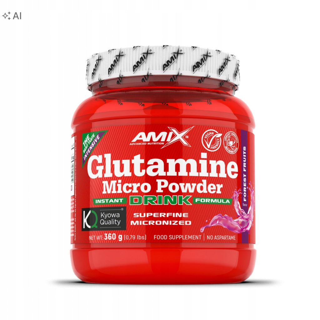 L-Glutamine Powder Drink 360g forest fruits