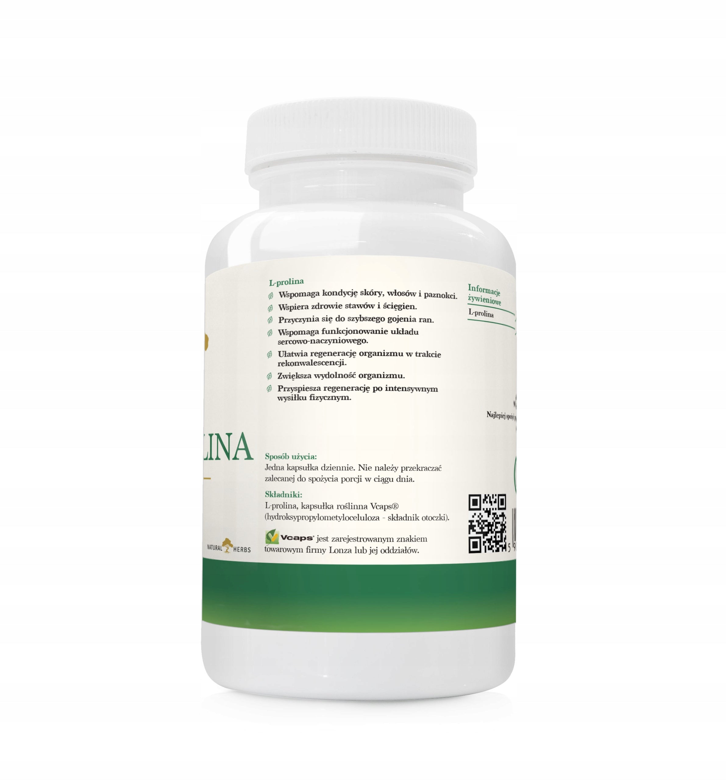 L-PROLINE 500mg Support Collagen Synthesis Protein Amino Acid 90k Brand Natural Herbs