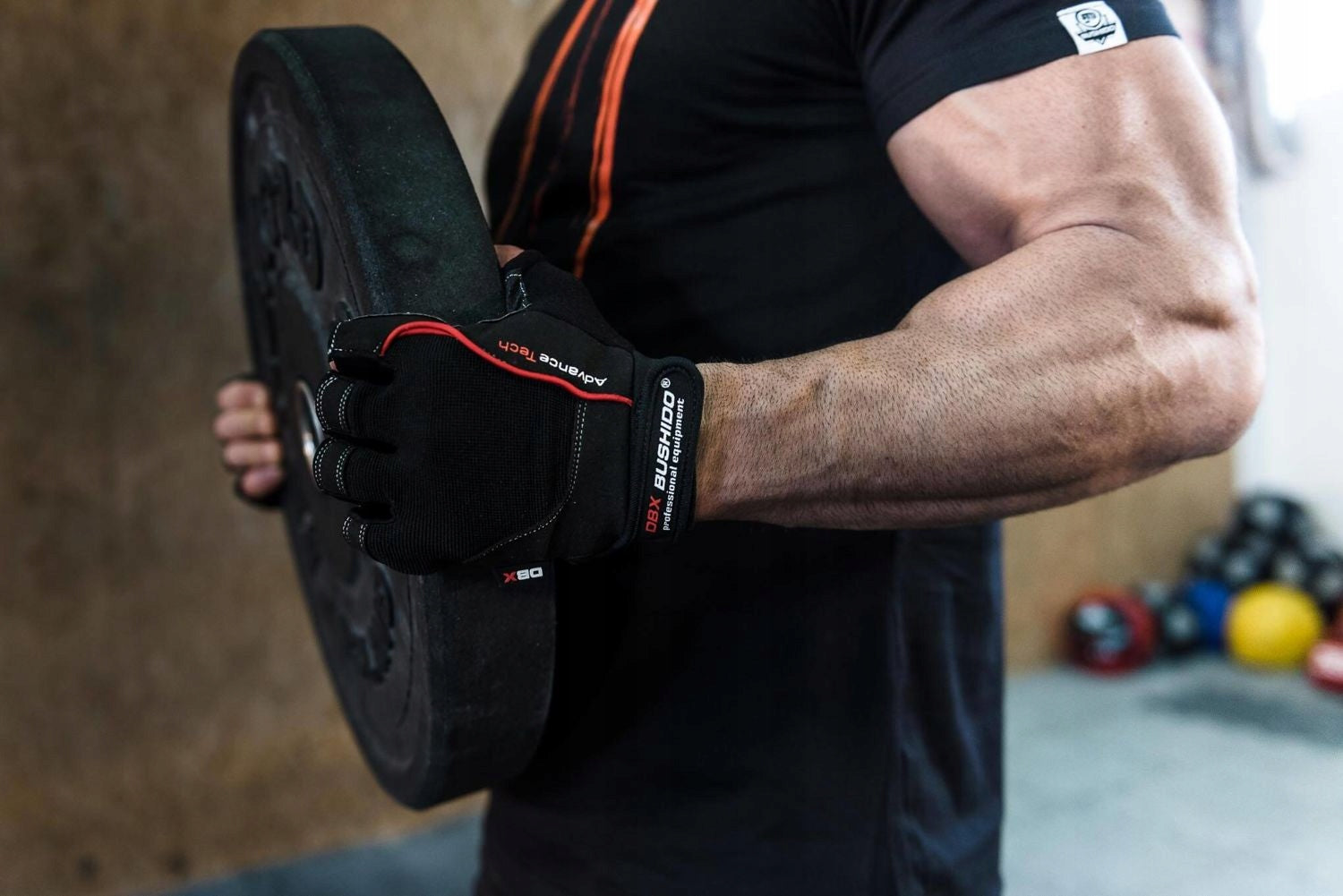 Treniruočių pirštinės anti-slip exercise gloves - L