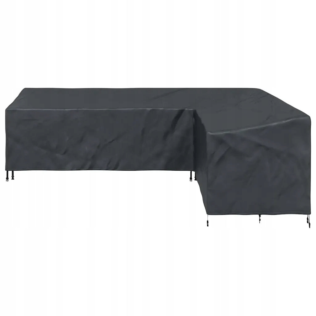 L-Shaped Protective Cover for Outdoor Furniture, Black, Waterproof, U Manufacturer code 4105687