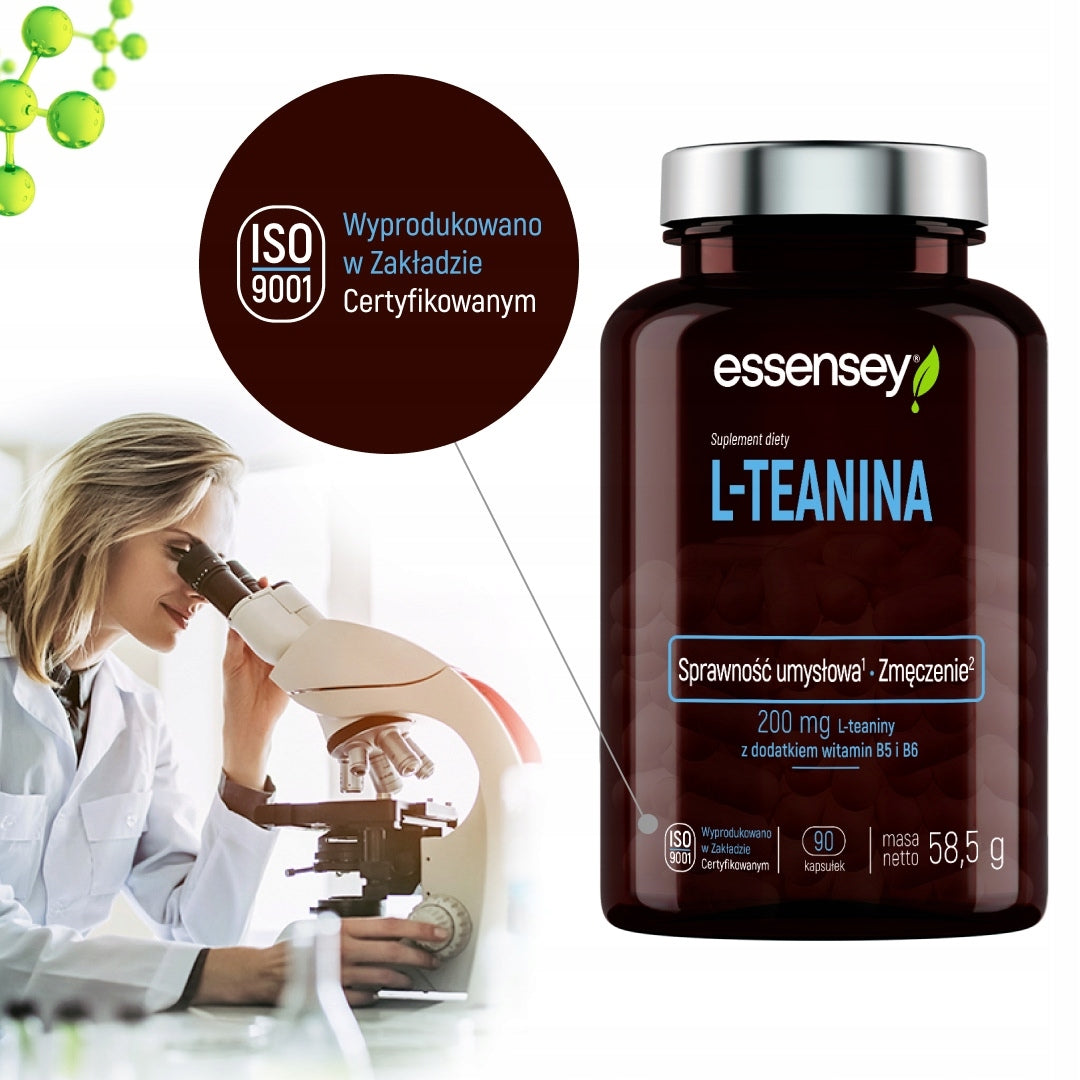 L-THEANINE 98% Strong Green Tea Extract 90 Days Nerve Fatigue Mind Packaging status original