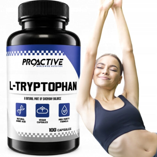 L-TRYPTOPhan amino acid SEN MOOD ProActive L-Tryptophan 500mg 100 kaps.