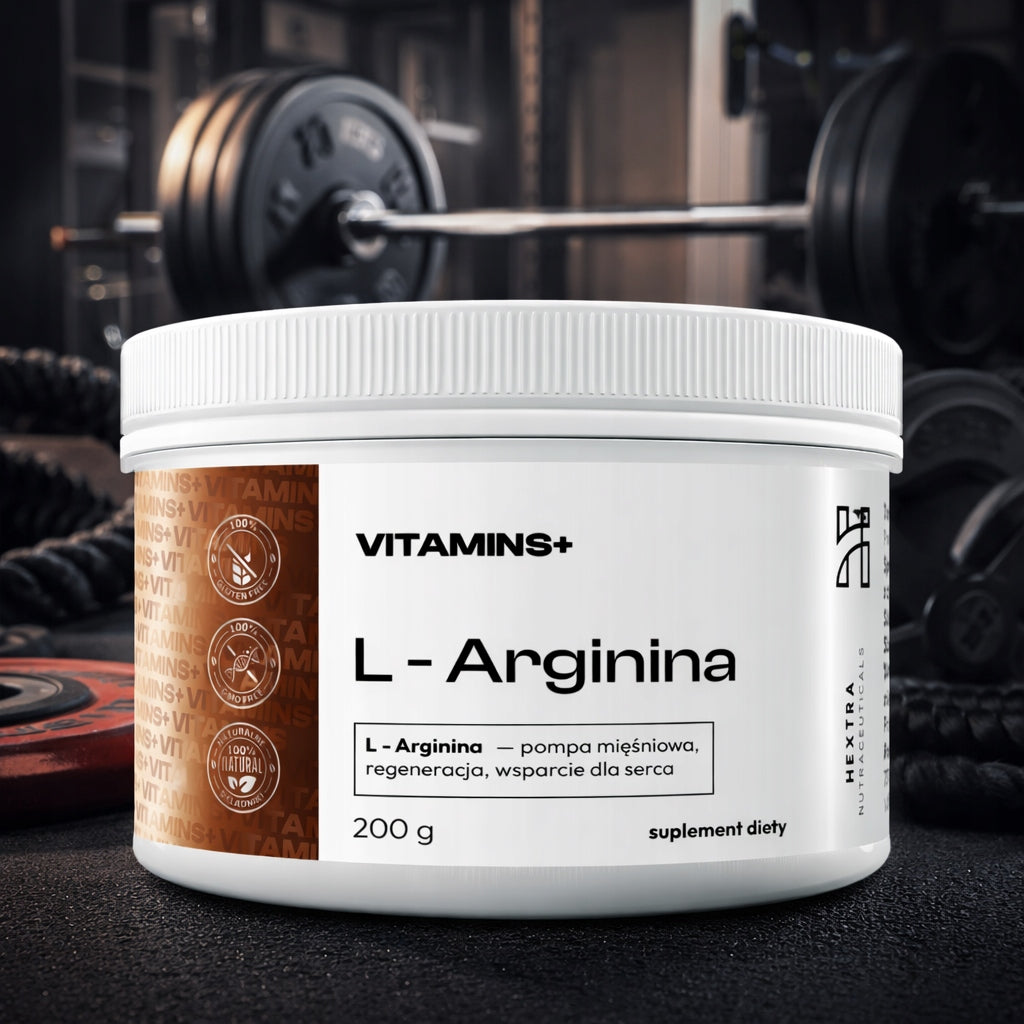 L-arginine 200g - muscle pump, regeneration, heart support Basic ingredient other
