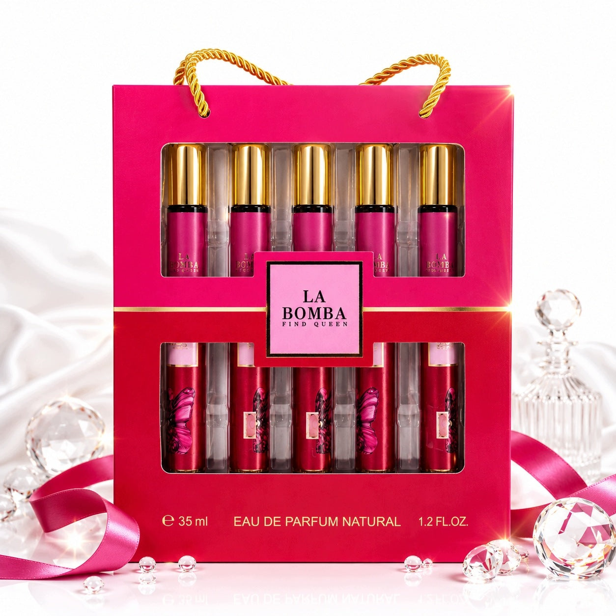 LA BOMBA Find Queen Eau de Parfum Natural – Perfect Gift Set (5x35 ml)