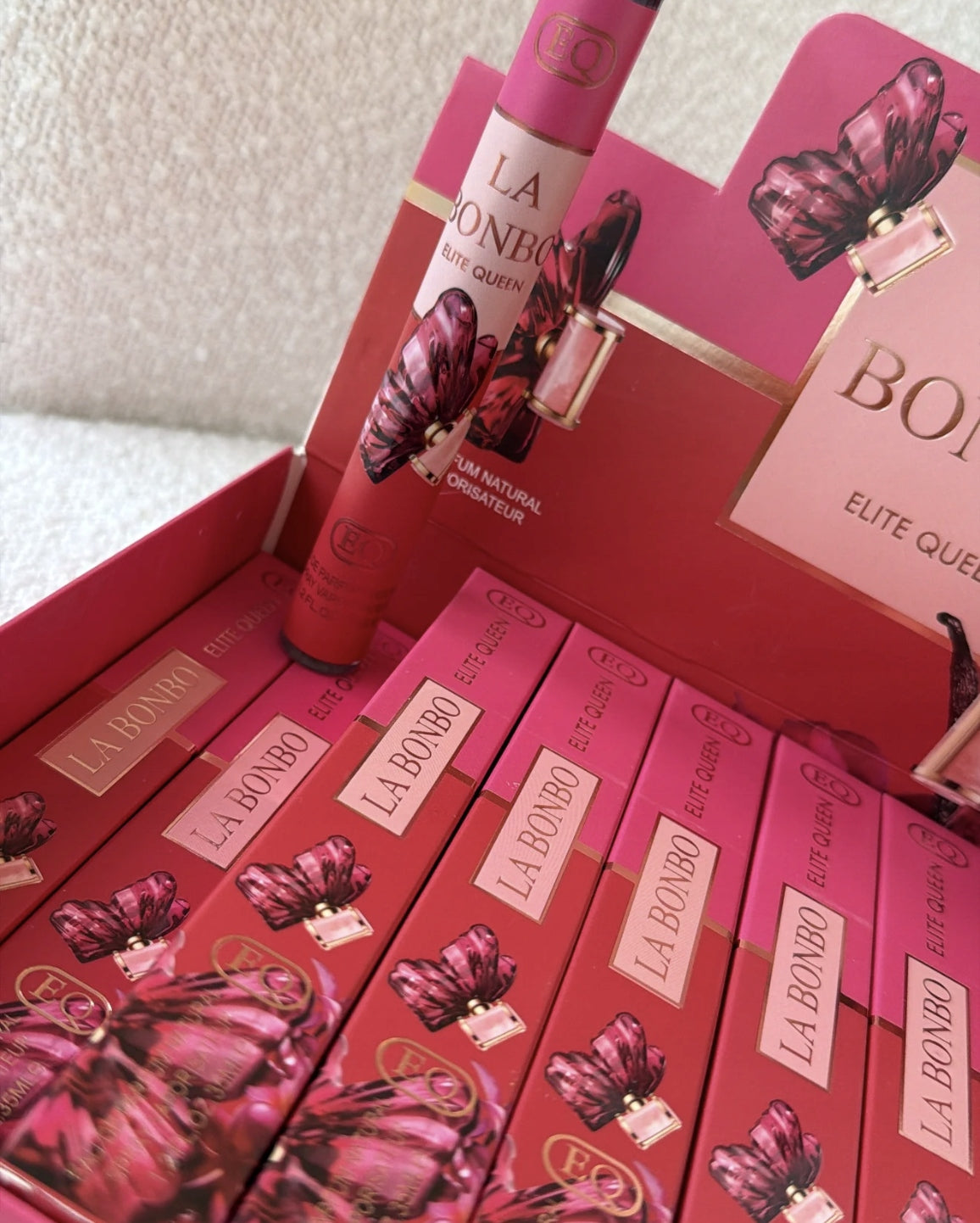 LA BONBO 35ml Eau de Parfum for Women – Sweet Floral Gourmand Fragrance Packaging status original