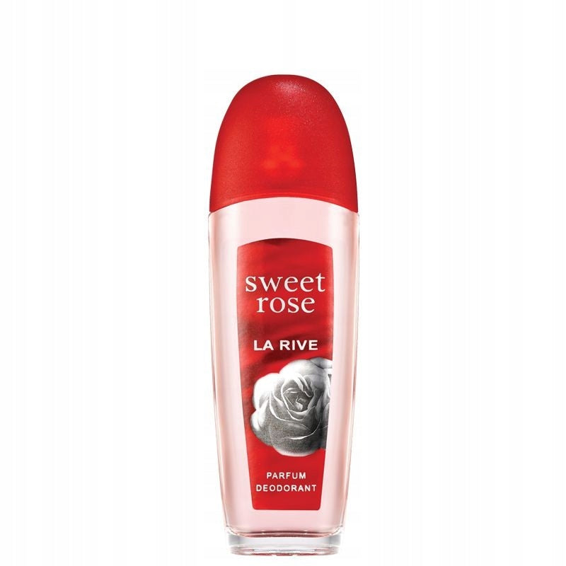 LA Rive Sweet Rose Deodorant 75ml in Atomizer for Women, Floral Notes