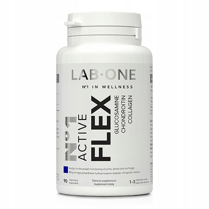 LAB ONE N°1 ACTIVE FLEX Healthy JOINTS BONES MUSCLES 90 caps. + FREEBIE Manufacturer code 5906395863471