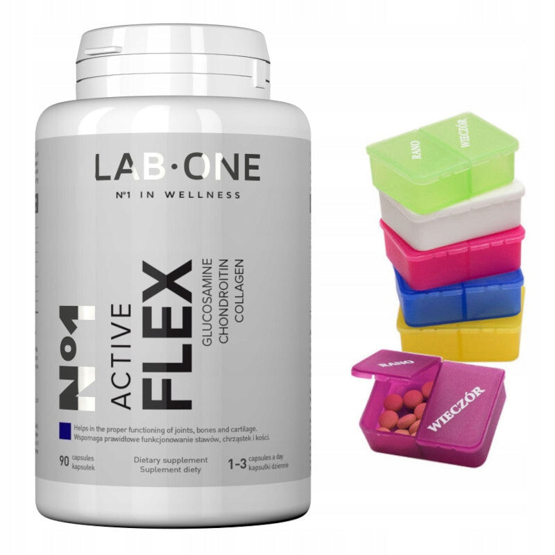 LAB ONE N°1 ACTIVE FLEX Healthy JOINTS BONES MUSCLES 90 caps. + FREEBIE