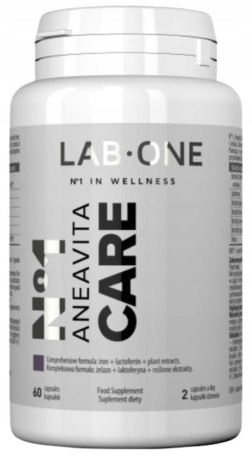 LAB ONE N°1 ANEAVITA CARE IRON 7 ACTIVE INGREDIENTS 60 kaps. + FREEBIE Manufacturer code 5906395863860