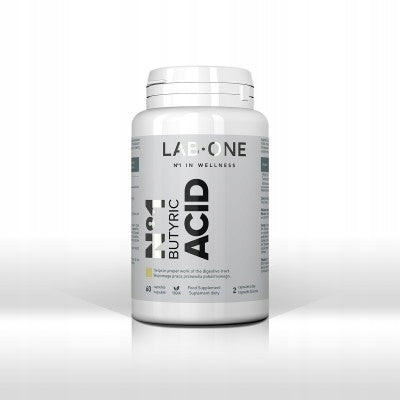 LAB ONE N°1 BUTYRIC ACID 60 SODIUM BUTYRATE BUTYRIC ACID 60 kaps. + FREEBIE Manufacturer code 5906395863617